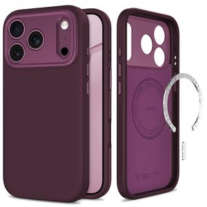 Tech-Protect Uniq MagSafe CC -kuori till iPhone 18 Pro Max/17 Pro Max - Burgundi