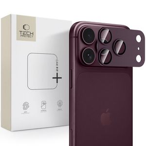 Tech-Protect Camfull Fit+ Linsskydd till iPhone 18 Pro Max - Vinröd