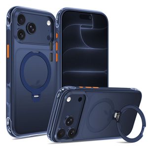 Tech-Protect MagAir Stand MagSafe CC -kuori till iPhone 18 Pro Max/17 Pro Max - Sininen