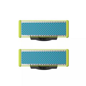 Philipsin partahöylän terät OneBlade QP225/50, 2 kpl - sininen/vihreä