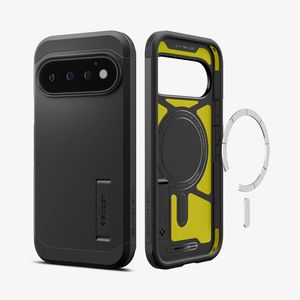 Spigen Tough Armor MagFit Deksel til Google Pixel 11 - Svart