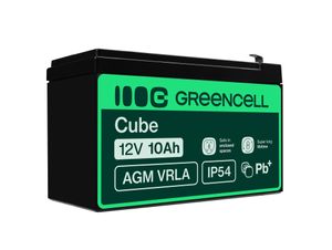 Green Cell AGM VRLA 12V 10Ah wartungsfreie Batterie für USV-Anlagen