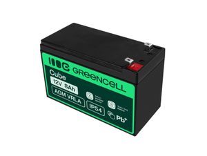 Green Cell AGM VRLA 12V 8Ah wartungsfreie Batterie