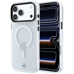 BMW Sign Frosted IML Metal Logo MagSafe -kuori till iPhone 18 Pro Max/17 Pro Max - Läpinäkyvä