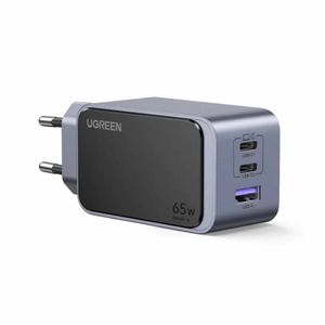 UGREEN Nexode Pro X553 65W seinälaturi – 2 x USB-C + 1 x USB-A