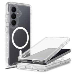Mobique Samsung Galaxy S26 Fulddækkende MagSafe-cover - Gennemsigtig