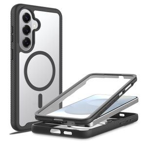 Mobique Samsung Galaxy S26 Plus MagSafe Cover Fuld Dækning - Sort/Transparent