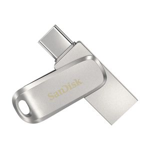 SanDisk Ultra Dual Drive Luxe 1TB USB-C 3.2 USB-flashdrev - sølv