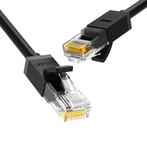 UGREEN NW102 nätverkskabel RJ45 UTP Cat6 0,5m – Svart
