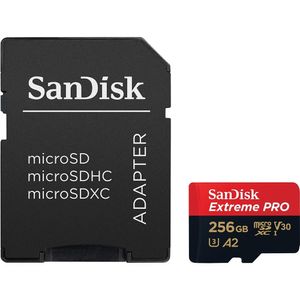SanDisk Ultra Micro SDXC Klasse 10 UHS-I, 256 GB med SD-adapter