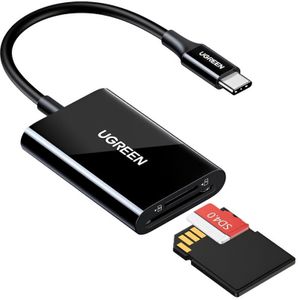 Ugreen CM265 USB-C-kortinlukija SD/microSD/TF – musta