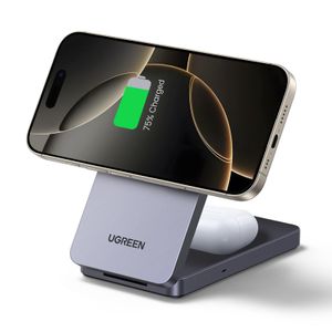 UGREEN W528 2-i-1 trådløs lader 20W – Svar