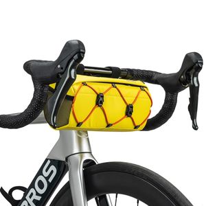 Rockbros cykelväska för styre 2,2L – gul