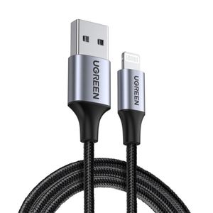 UGREEN US199 USB-A til Lightning-kabel 18W, 2.4A, 1m – Grå