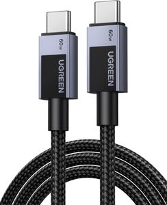UGREEN L524 USB-C till USB-C-kabel 60W, 2m – Grå