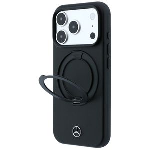 Mercedes MagSafe -kuori Rengasjalusta  iPhone 18 Pro/17 Pro:lle - Musta