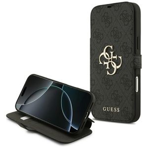 Guess 4G Metal Logo -kotelo  iPhone 18 Pro Max/17 Pro Max:lle - Musta