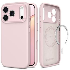 Tech-Protect Uniq CC MagSafe -kuori  iPhone 18 Pro Max/17 Pro Max:lle - Vaaleanpunainen