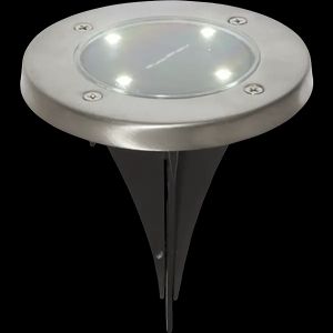 Star Trading Solcellsspotlight Lawnlight 3-pack – Silver