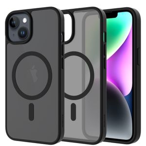 Mobique iPhone 13 MagSafe Hybrid Cover - Frostet Sort