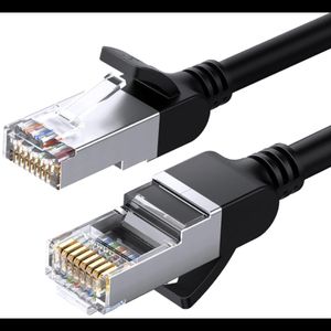 UGREEN NW101 Verkkokaapeli litteä RJ45, UTP, Cat6, 3 m – Musta