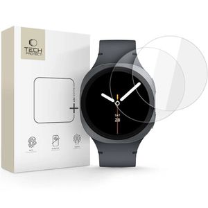 Tech-Protect Glass Fit+ skärmskydd 2-pack till Samsung Galaxy Watch 8 44 mm transparent