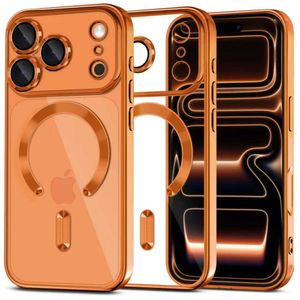 Tech-Protect MagFlex MagSafe Cover til iPhone 17 Pro - Transparent Orange
