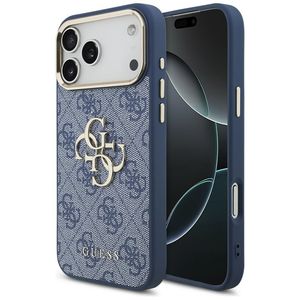 Guess 4G Classic Logo -kuori  iPhone 18 Pro Max/17 Pro Max:lle - Sininen/Kulta