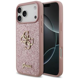 Guess 4G Glitter -kuori  iPhone 18 Pro/17 Pro:lle - Vaaleanpunainen