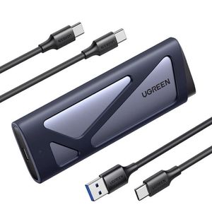UGREEN SSD-kabinett for M.2 NVMe / NGFF – grå