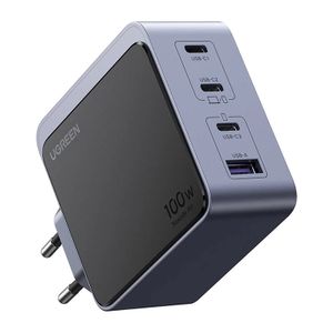 UGREEN Nexode Air X565 100W vegglader – 3 x USB-C + 1 x USB-A
