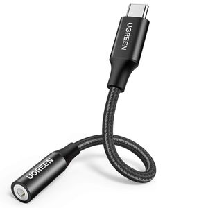 UGREEN USB-C til 3,5 mm lydadapter – svart