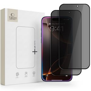 Tech-Protect Glass SPY+ Privacy -näytönsuoja 2-pakkaus  iPhone 18 Pro Max/17 Pro Max:lle