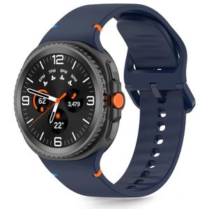 Tech-Protect Silikon Klockarmband Samsung Galaxy Watch 8/8 Classic - Mörkblå