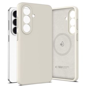 Tech-Protect Silicone MagSafe Cover til Samsung Galaxy S26 Plus - Beige
