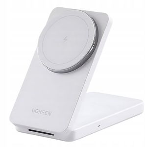 UGREEN W528 2-i-1 trådløs lader 20W – hvit