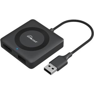 Ottocast CarPlay / Android Auto trådløs adapter Bil-TV Mate Max - sort CA361-C4