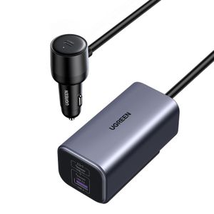 UGREEN EC706 150W autolaturi – 3 x USB-C + 1 x USB-A