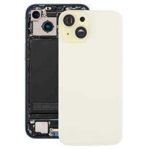 iPhone 15 Plus Back Cover with Small Parts - Yellow