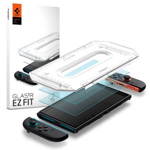 Spigen Glas.Tr ”EZ FIT” Hærdet Glas Skærmbeskyttelse til Nintendo Switch 2, 2-pak