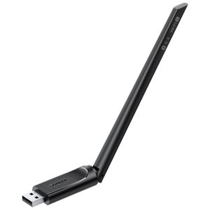 Ugreen AX900 Wi-Fi-adapter med Wi-Fi 6, 600 Mbps - svart