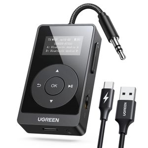 UGREEN Bluetooth-vastaanotin/lähetin BT503 – Musta