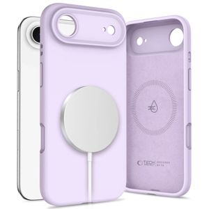 Tech-Protect Silicone MagSafe Case for iPhone Air - Purple