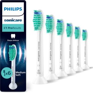 Philips borsthuvuden Sonicare ProResults HX6016/87, 6-pack - vit