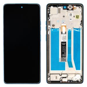 Motorola Moto G75 LCD Skärm Original - Aqua Blue