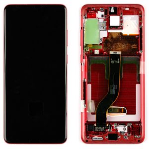 Samsung Galaxy S20 LCD-näyttö Alkuperäinen - Aura Red