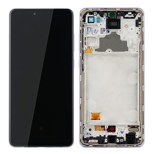 Samsung Galaxy A72 4G LCD Skjerm Original - Awesome Violet