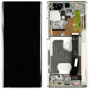 Samsung Galaxy Note 20 Ultra LCD-näyttö Alkuperäinen - Mystic White