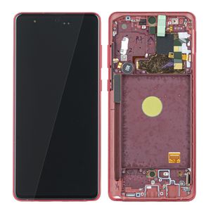 Samsung Galaxy Note 10 Lite LCD-näyttö Alkuperäinen - Aura Red