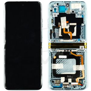 Motorola Razr 40 Ultra LCD Hovedskjerm - Blå